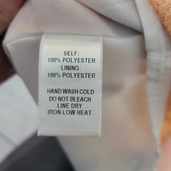 Lulus Size S Watercolor Print Abstract Shift Dress Short Sleeve Modern - Picture 9 of 10